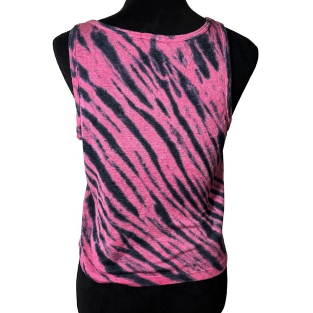 Aritizia LNA Made in California Pink Zebra Print Sleeveless Tank Top XS - Picture 4 of 7
